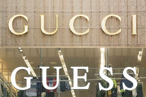 gucci vs guess logo|guess and gucci trademark battle.